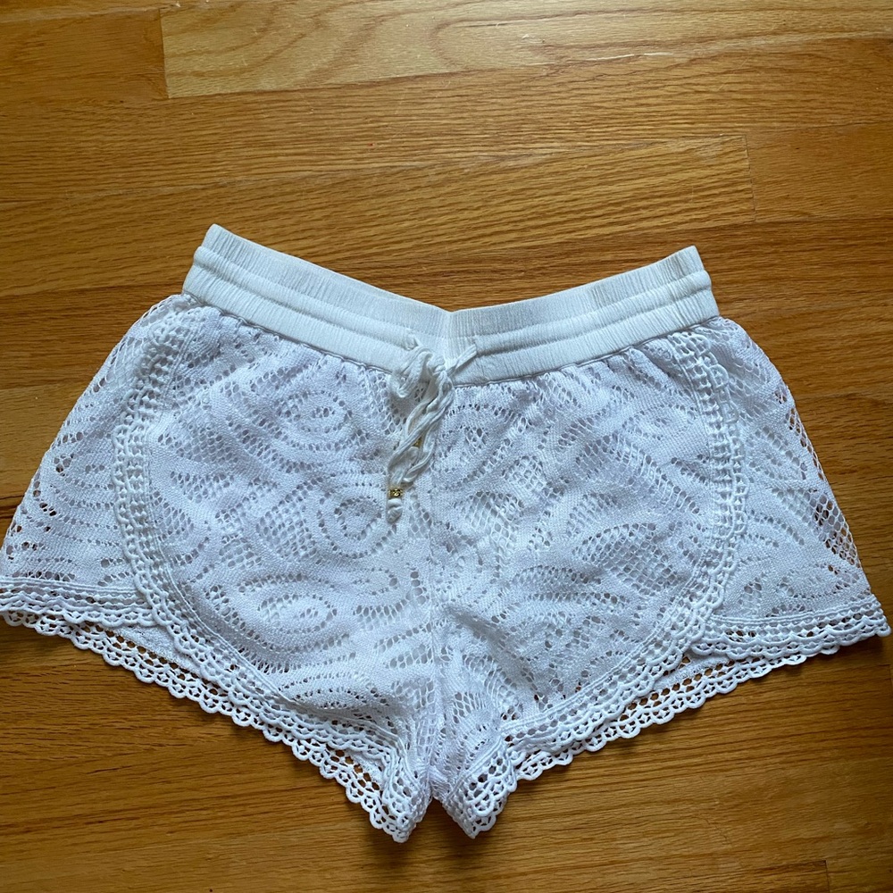 Guess Lace White Shorts